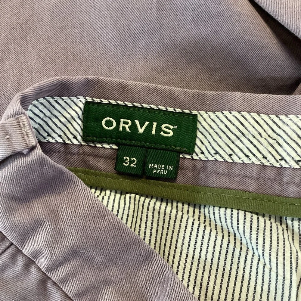 Men's Orvis Cotton Chino Shorts 32 X 9